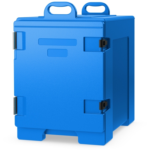 Costway End-Loading Insulated Food Pan Carrier Hot & Cold 5 Food Pan Capacity with Handles