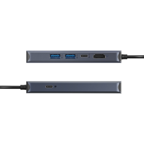 HyperDrive Next 6 Port USB C Hub for Mac, PC, Chromebook with 4K60Hz HDMI, 2 USB-A, USB C Hub 10Gbps, USB-C 10Gbps 100W Power Delivery, 312 MB/s SD