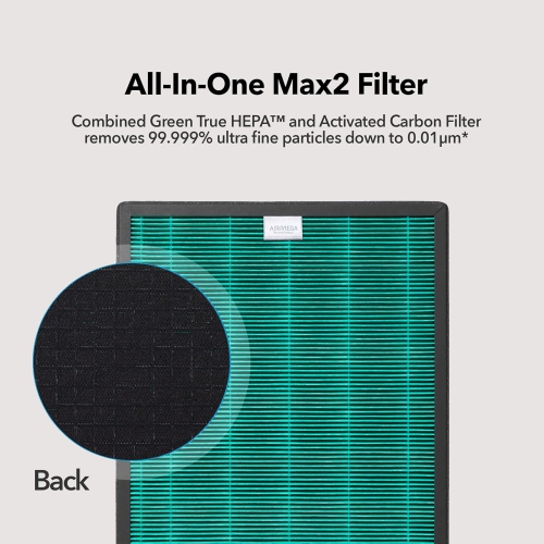 Coway Airmega Icon True HEPA Air Purifier with Air Quality Monitoring, Auto, Filter Indicator, and Wireless Device Charger, Covers 649 sq. ft, Beige