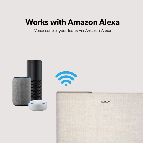 Coway Airmega IconS App-enabled, Compatible with Amazon Alexa True HEPA Air Purifier with Air Quality Monitoring, Auto, Filter Indicator, and