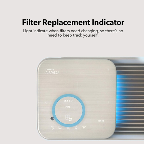 Coway Airmega IconS App-enabled, Compatible with Amazon Alexa True HEPA Air Purifier with Air Quality Monitoring, Auto, Filter Indicator, and