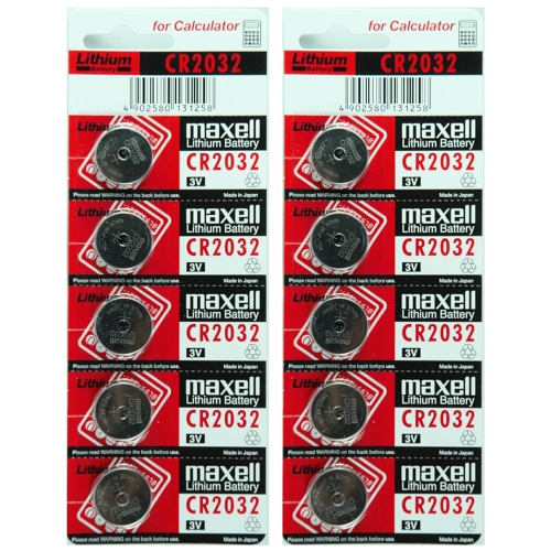 100 x Maxell CR2032 Batteries, 3V Lithium 2032 Battery