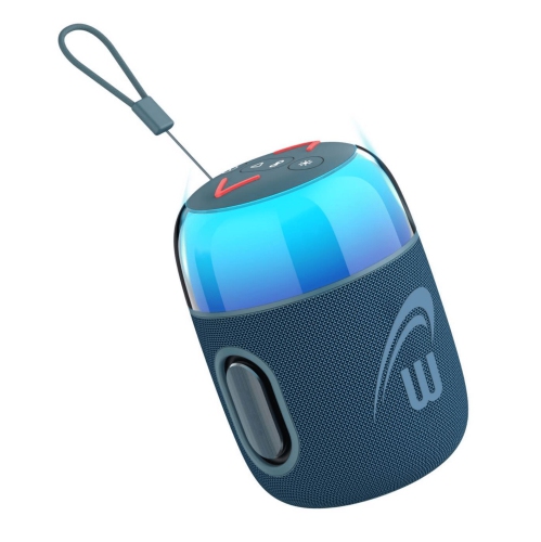 Mini 10W Portable Bluetooth Party Speaker with RGB Lights, Waterproof- Ink Blue