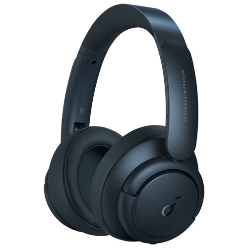 Boîte ouverte - Casque d'écoute Bluetooth à suppression du bruit Life Tune Pro de Soundcore par Anker - Bleu