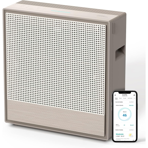 Coway Airmega 250S App-Enabled Smart Technology, Compatible With Amazon Alexa True HEPA Air Purifier, Covers 930 Sq.ft
