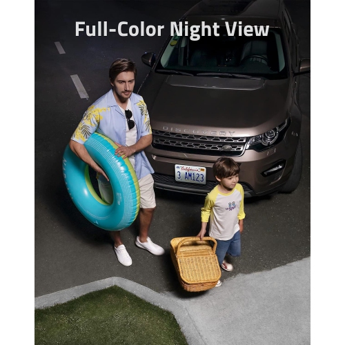 eufy Security Floodlight Cam E221, 2K, Built-in AI, 2-Way Audio, No Monthly Fees, 2,500-Lumen Brightness, Weatherproof, HomeBase Not Compatible,