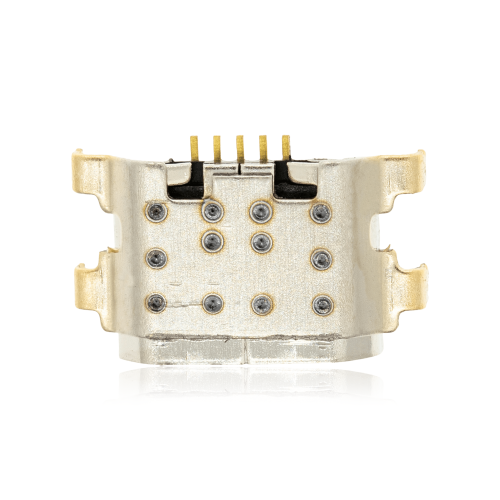 Replacement Charging port soldering required - 05 Pin - Micro B - 4 Anchor Points