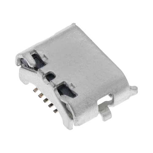 Replacement Charging port soldering required - 05 Pin - Micro B - 4 Anchor Points