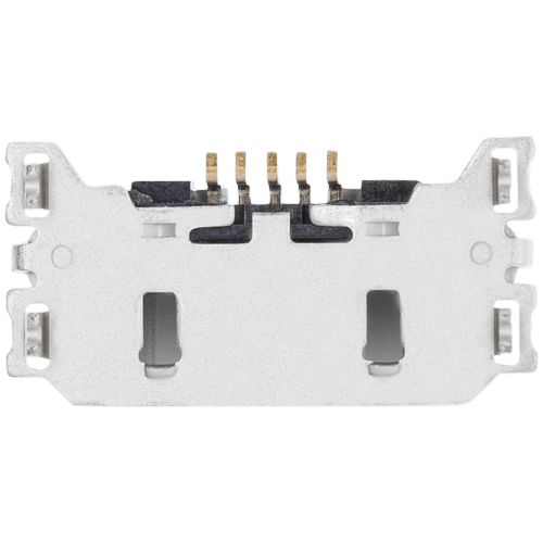 Replacement Charging port soldering required - 05 Pin - Micro B - 4 Anchor Points