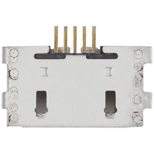 Replacement Charging port soldering required - 05 Pin - Micro B - 4 Anchor Points