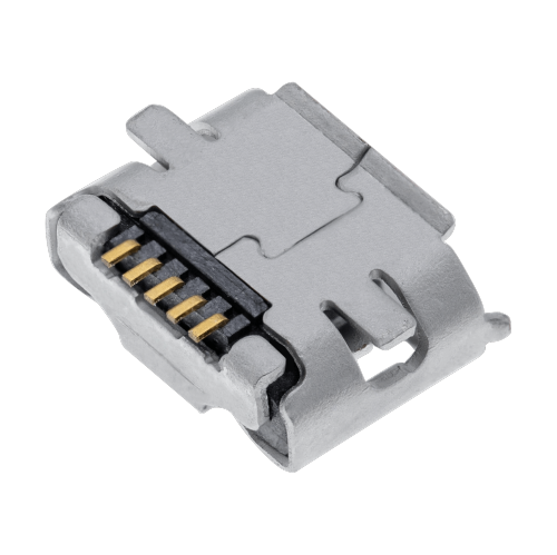 Replacement Charging port soldering required - 05 Pin - Micro B - 2 Anchor Points