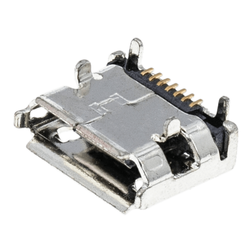 Replacement Charging port soldering required - 07 Pin - Micro B - 4 Anchor Points