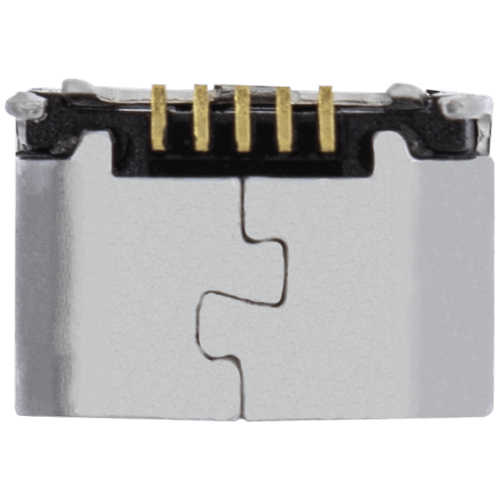 Replacement Charging port soldering required - 05 Pin - Micro B - 2 Anchor Points