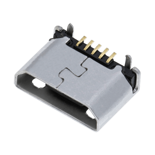 Replacement Charging port soldering required - 05 Pin - Micro B - 2 Anchor Points