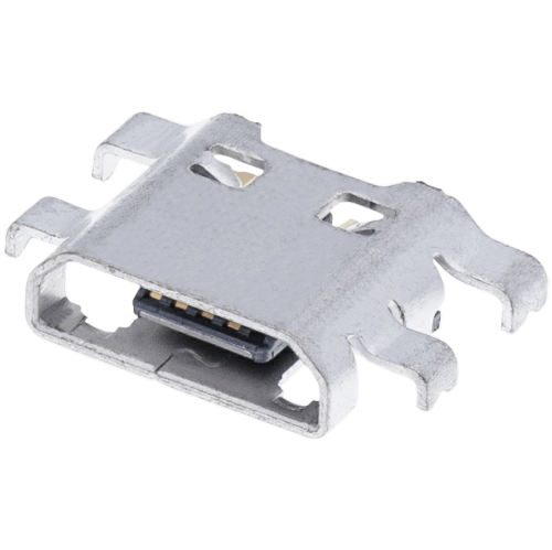 Replacement Charging port soldering required - 07 Pin - Micro B - 4 Anchor Points