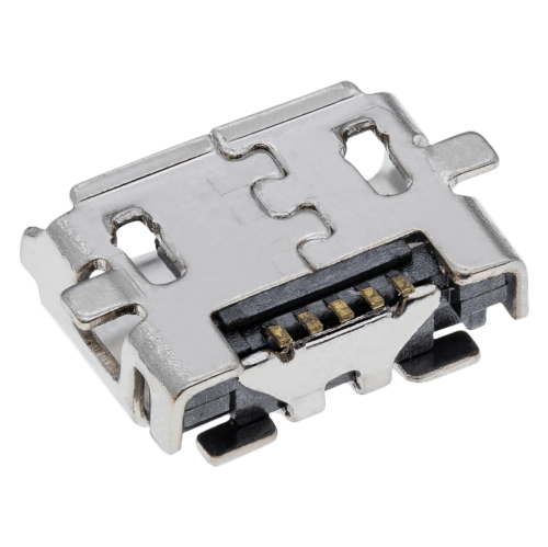 Replacement Charging port soldering required - 05 Pin - Micro A - 2 Anchor Points