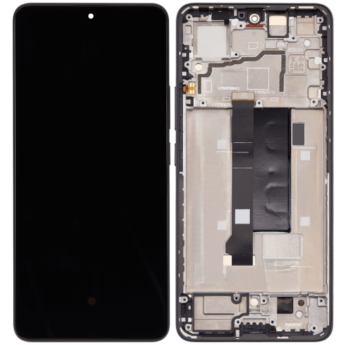 Refurbished - OLED Assembly With Frame Compatible For Xiaomi Redmi Note 13 Pro (Black)