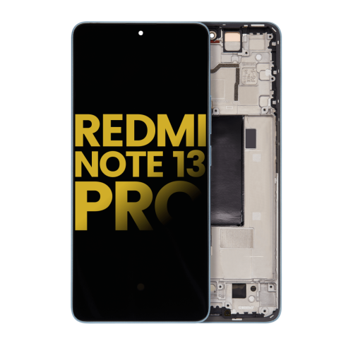 Refurbished - OLED Assembly With Frame Compatible For Xiaomi Redmi Note 13 Pro (Blue)