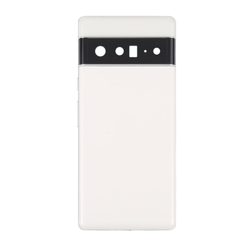 Replacement Back Housing Compatible For Google Pixel 6 Pro (Cloudy White)