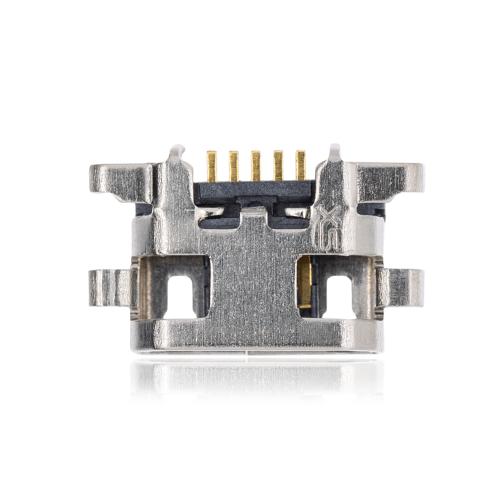Replacement Charging port soldering required - 05 Pin - Micro B - 4 Anchor Points