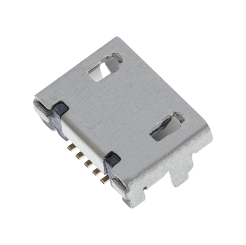 Replacement Charging port soldering required - 05 Pin - Micro B - 2 Anchor Points