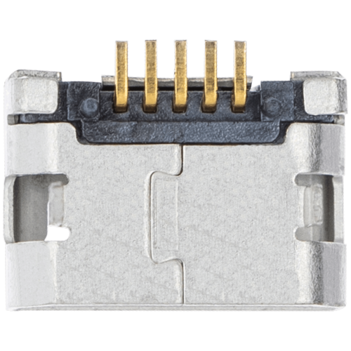 Replacement Charging port soldering required - 05 Pin - Micro B - 2 Anchor Points