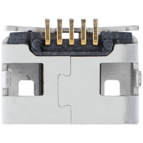 Replacement Charging port soldering required - 05 Pin - Micro B - 4 Anchor Points