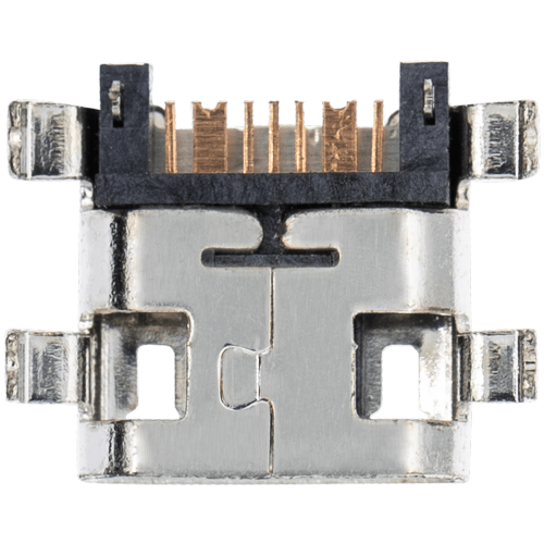 Replacement Charging port soldering required - 07 Pin - Micro B - 4 Anchor Points