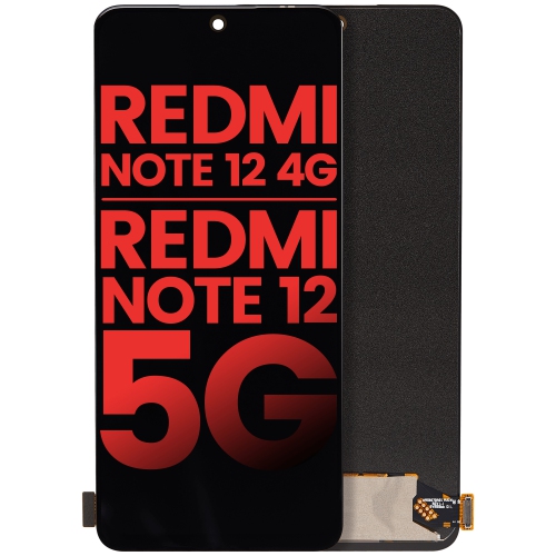 Replacement OLED Assembly no Frame Compatible For Xiaomi Redmi Note 12 4G / Redmi Note 12 5G