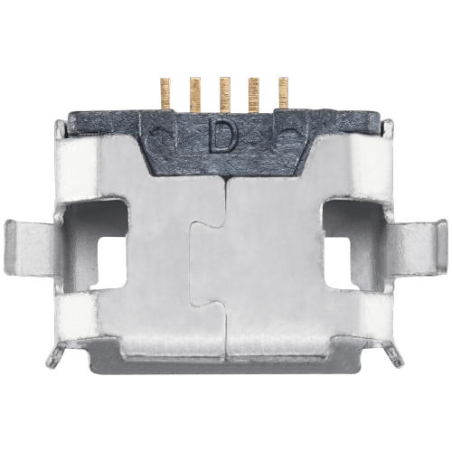 Soudure de remplacement de port de chargement requise - 05 broches - Micro B - 2 points d'ancrage