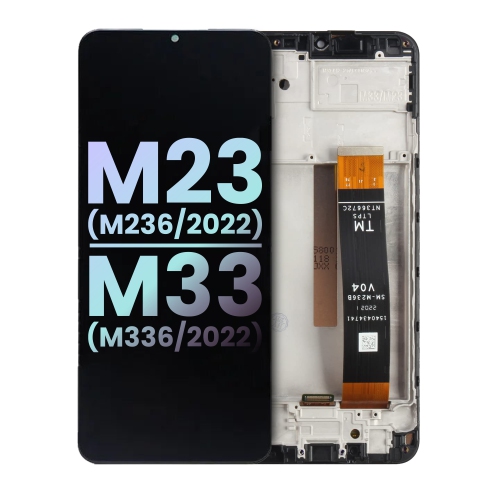 Replacement LCD Assembly With Frame Compatible For Samsung Galaxy M23 / M33 (M336 /22) (Service Pack)