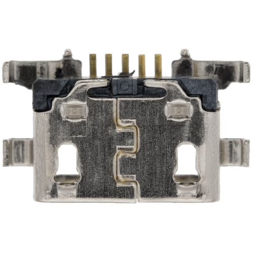 Replacement Charging port soldering required - 05 Pin - Micro B - 6 Anchor Points