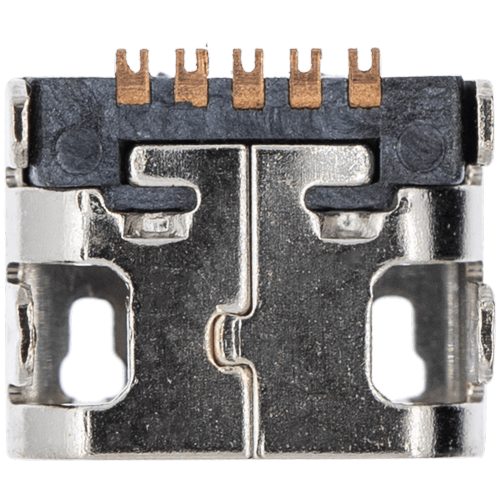 Soudure de remplacement de port de chargement requise - 05 broches - Micro B - 4 points d'ancrage