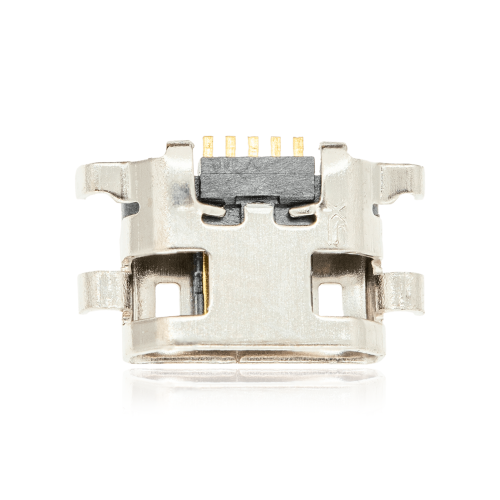 Replacement Charging port soldering required - 05 Pin - Micro B - 6 Anchor Points