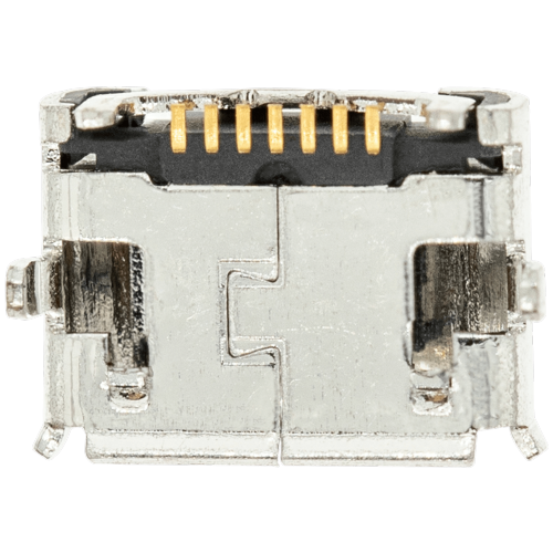 Replacement Charging port soldering required - 07 Pin - Micro B - 4 Anchor Points