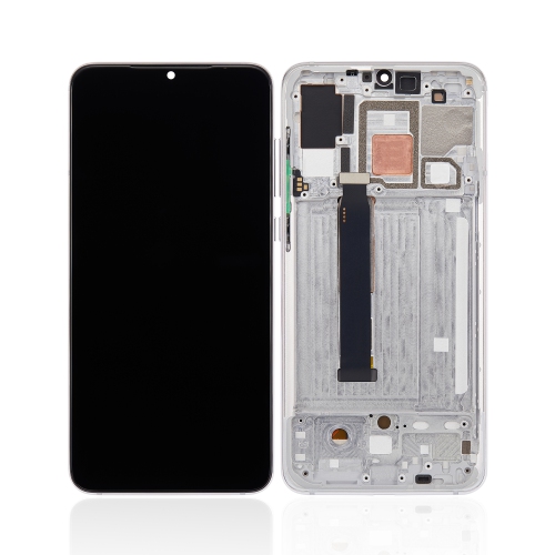 ESOURCE PARTS  Replacement Lcd Assembly With Frame Compatible for Xiaomi Mi 9 Pro (Aftermarket: Incell) (Dream White)