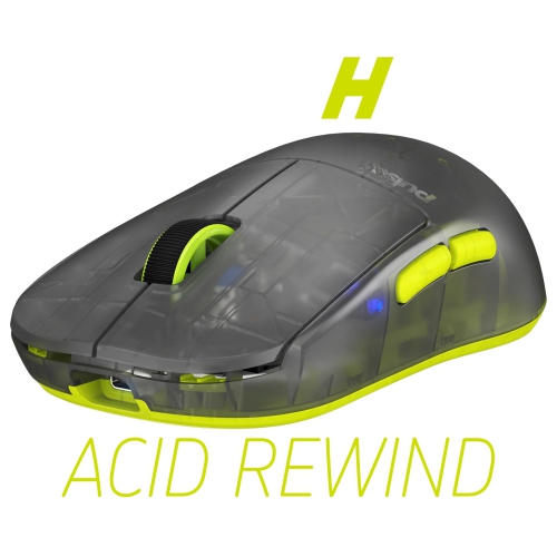 Pulsar X2H Wireless Gaming Mouse - Ultra-Lightweight 54g, PAW3395 26K DPI Sensor, Optical Switches, Symmetrical Design High Hump, Lag-Free 2.4GHz