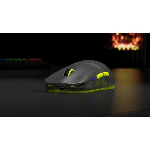 Pulsar X2H Wireless Gaming Mouse - Ultra-Lightweight 54g, PAW3395 26K DPI Sensor, Optical Switches, Symmetrical Design High Hump, Lag-Free 2.4GHz