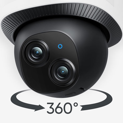 Boîte ouverte - caméra IP d'extérieur avec fil E340 à projecteur d'illumination de sécurité d'eufy