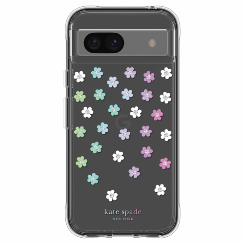 KATE SPADE  Protective Hardshell Case Scattered Flowers | Compatible With Pixel 8A