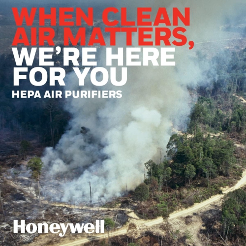 Honeywell HPA104C True HEPA Air Purifier Medium Room,Allergen Remover,Cleans Up To 750 Sq Ft in 1 Hour,Capture 99.97% of