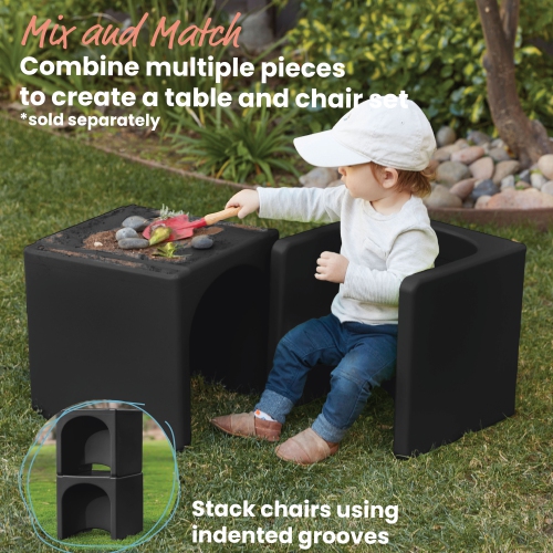Tri-Me 3-In-1 Cube Chair, Kids Furniture