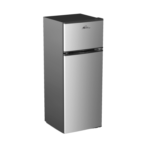 Royal Sovereign Compact Refrigerator, 7.5 Cubic Feet, Stainless Steel Look
