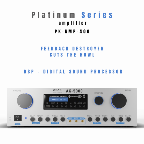 PEAK Karaoke PLATINUM PREMIUM DEFIANCE Wireless STAGE II System -3000W