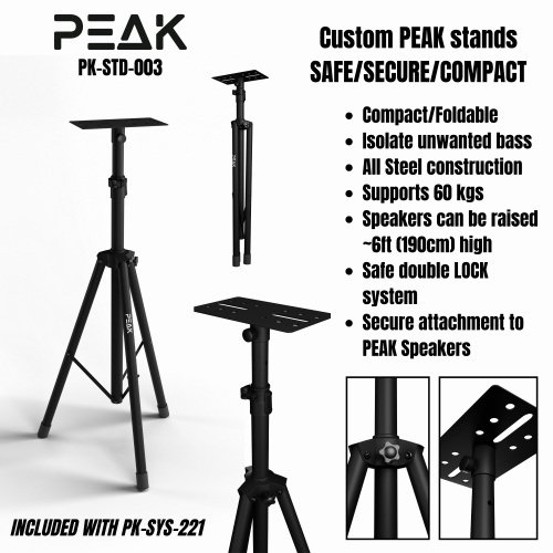 PEAK Karaoke PLATINUM PREMIUM DEFIANCE Wireless STAGE II System -3000W