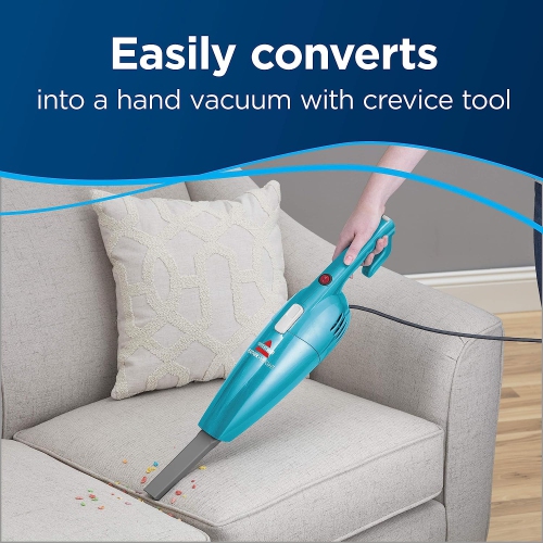 Bissell - Stick Vacuum - Featherweight Blue - Ultra-lightweight and compact - Versatile Lift-Off Hand Vacuum - 2.1 Amp motor