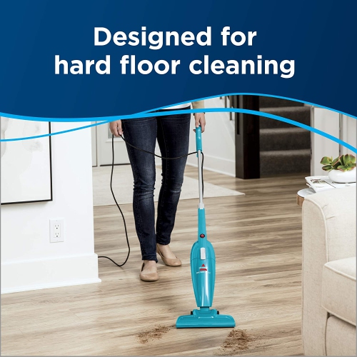 Bissell - Stick Vacuum - Featherweight Blue - Ultra-lightweight and compact - Versatile Lift-Off Hand Vacuum - 2.1 Amp motor