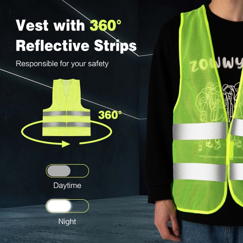 Costway 8 Pack Traffic Safety Cones 28" Parking Cones with Reflective Collars Safety Vest