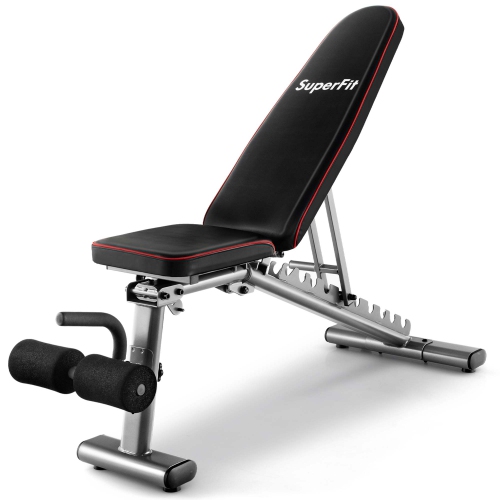 Banc d'exercice robuste de qualité commerciale de SuperFit avec banc d'exercice ajustable 660&nbsp;lb