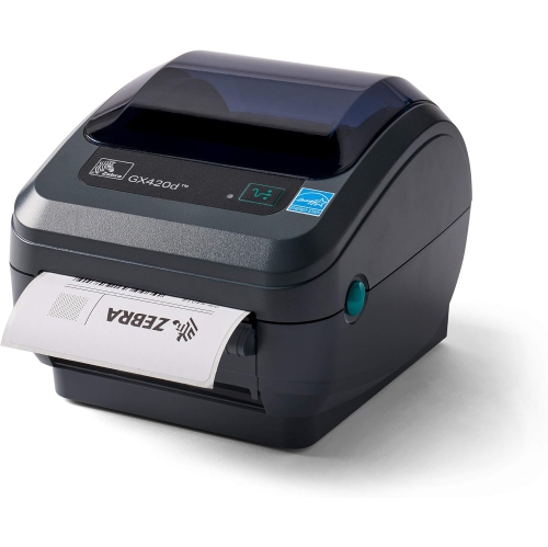 ZEBRA  Gx420D Direct Thermal Desktop Printer Print Width Of 4 In USB Serial And Parallel Port Connectivity Includes Peeler